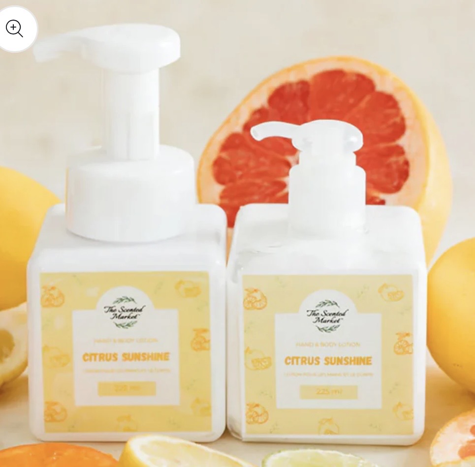 The Scented Market Citrus Sunshine Soap and Lotion Set