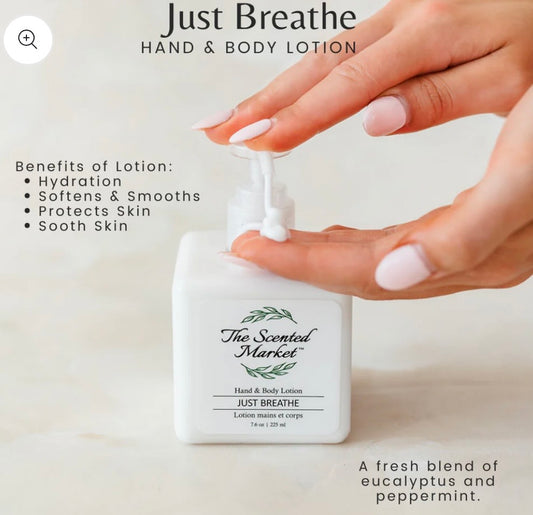 The Scented Market Hand and Body Lotion Just Breathe