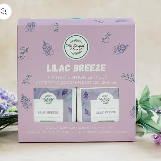 The Scented Market Lilac Breeze Soap and Lotion Set