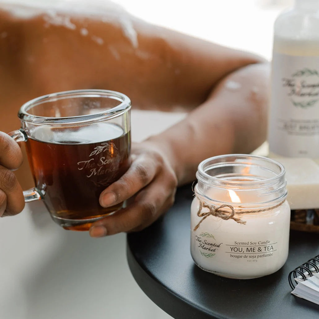 The Scented Market Soy Candle You, Me and Tea 8 oz
