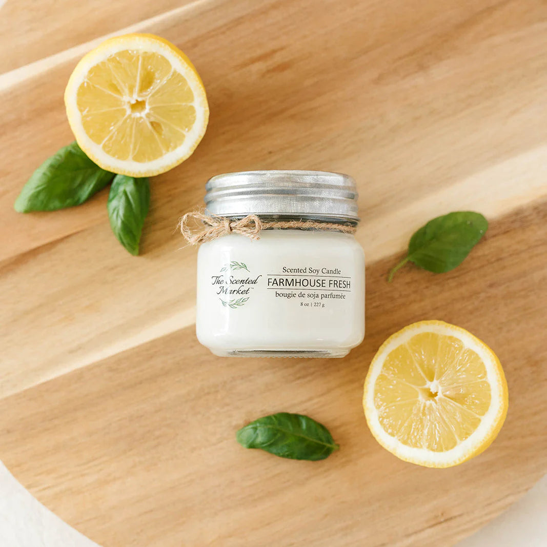 The Scented Market Soy Candle Farm House Fresh