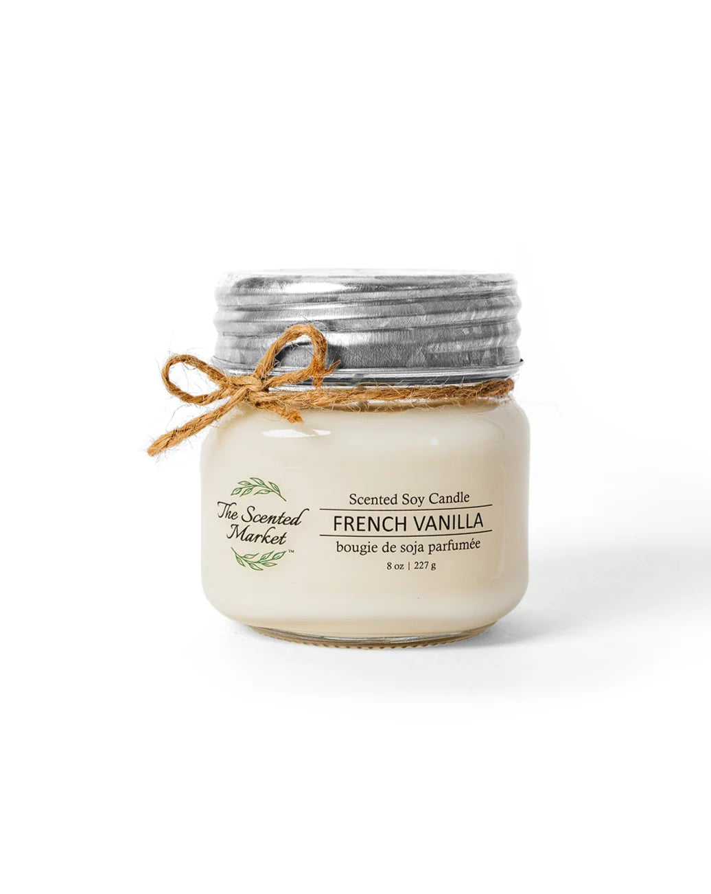 The Scented Market Soy Candle French Vanilla 8 oz