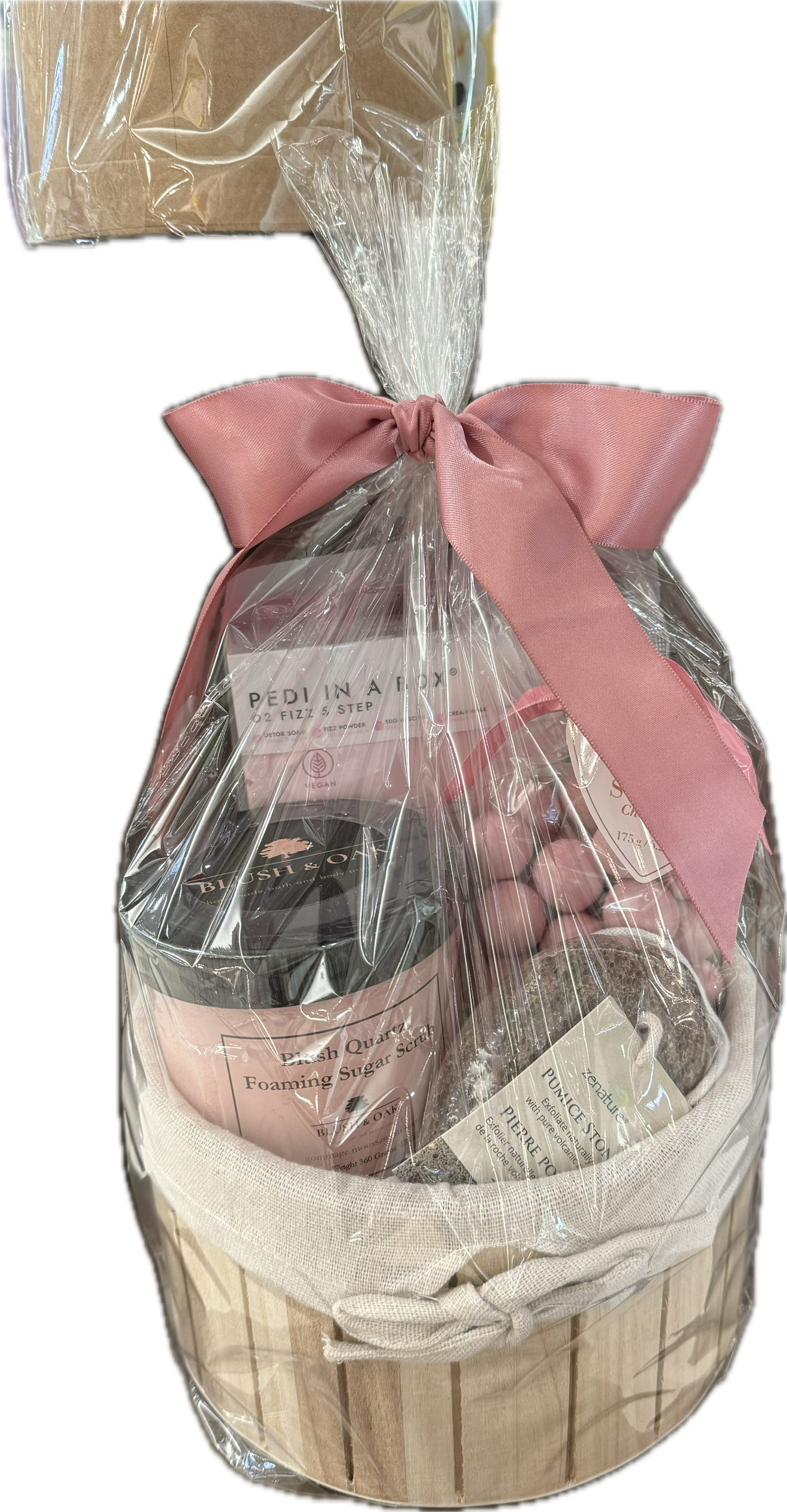 Mother’s Day Foam and Fizz Gift Basket